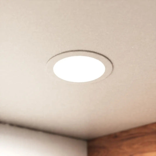 Round LED Panel Light, 170mm in natural white light