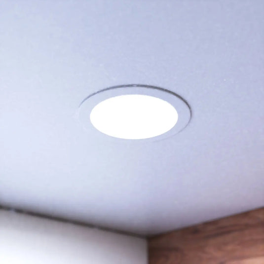 Round LED Panel Light, 170mm in cool white light