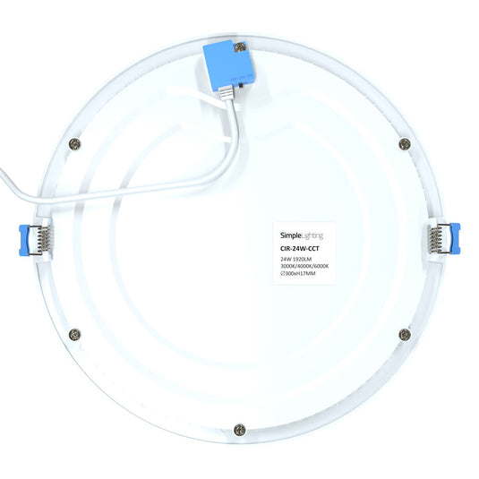 Back of the 24w round LED panel