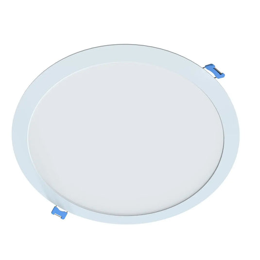 Circular 24w LED Panel sideways front shot