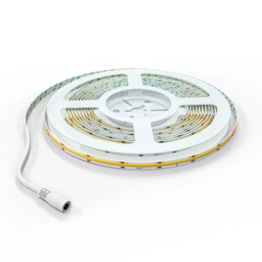 5m COB Dotless LED Strip Kit in a roll