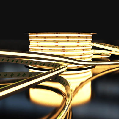 IP67 Dotless, Waterproof COB LED Strip , CRI 90 - Cool, Natural or Warm White Light