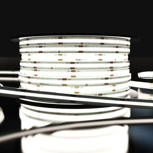 COB Waterproof LED Strip - Colour Adjustable / Tunable in a roll, Natural White