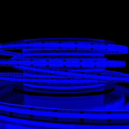 COB Dotless LED Strip Lighting in Blue