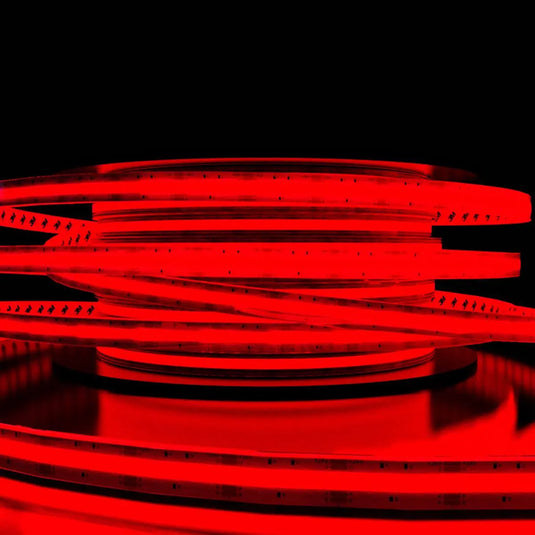 COB Dotless LED Strip Lighting in Red