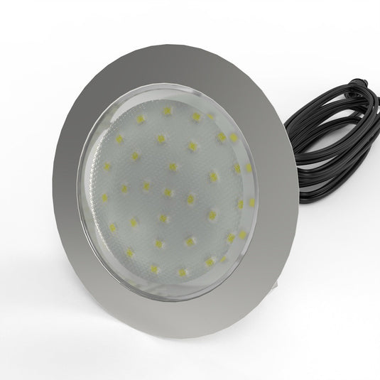 Close up of the 80mm decking light