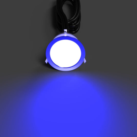 39.5mm decking light glowing blue