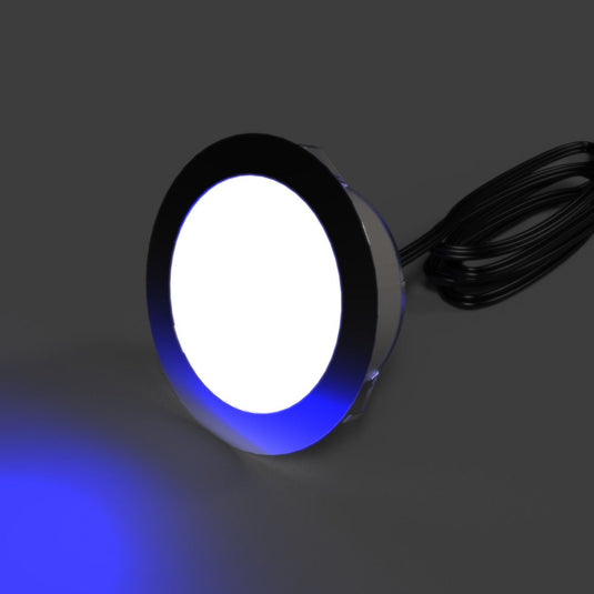 80mm decking light glowing blue