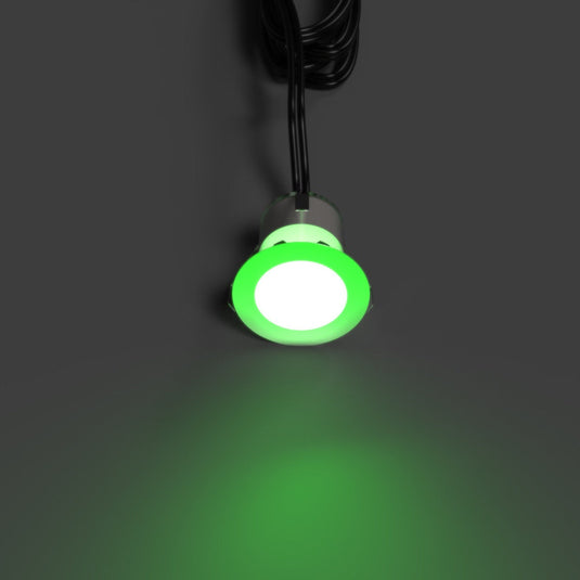 30mm decking light glowing green
