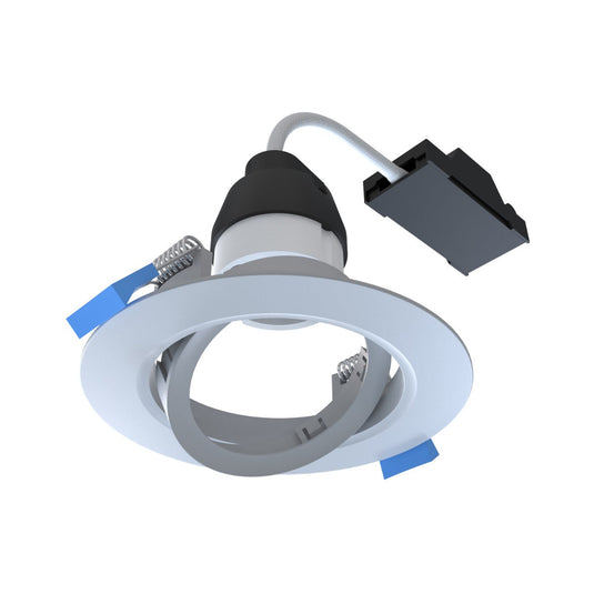 White tilt GU10 downlight