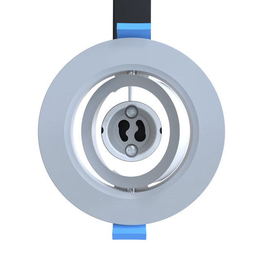 Underside showing the GU10 lamp holder