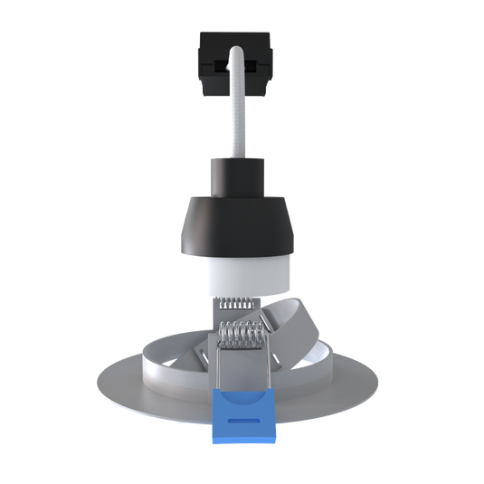 White tilt downlight from the side