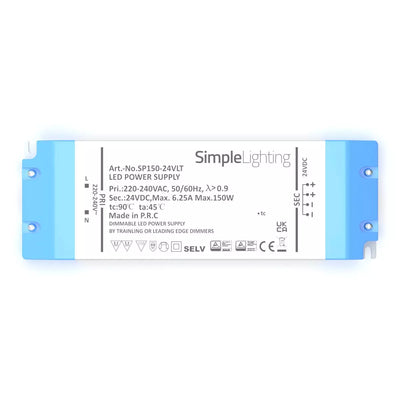 Dimmable 150w LED Driver - 12v DC or 24v DC