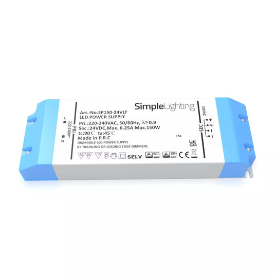 150w, Dimmable LED Driver full view shot