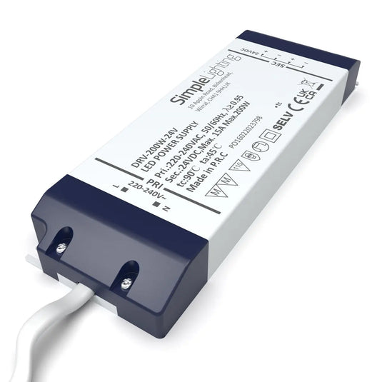 200w 24v led driver top view