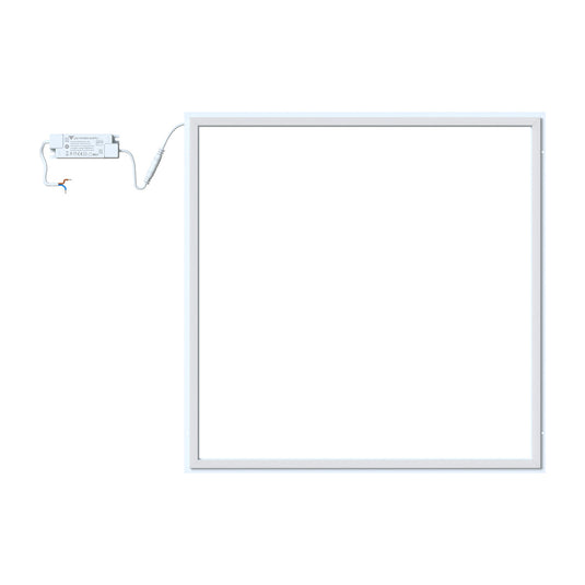 Edge lit LED panel with its driver