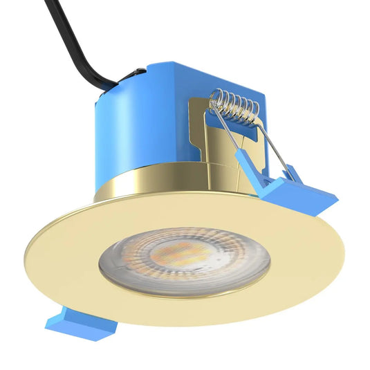 6w, Fire Rated Downlights, Brass