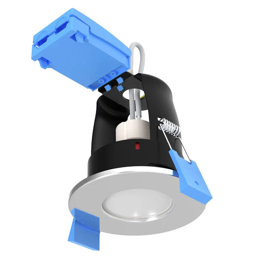downwards view of Chrome Downlight 