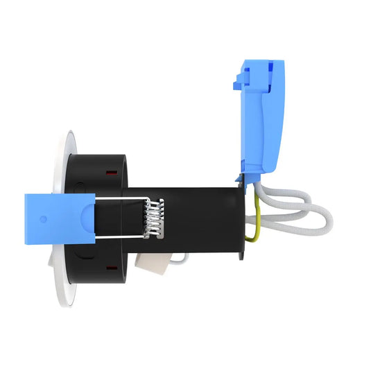 Tilt, White GU10 Fire Rated Downlight side shot