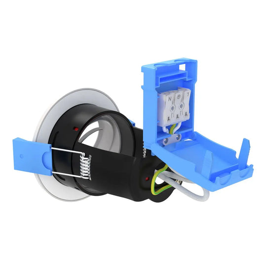 back wiring mechanism of Tilt, White GU10 Fire Rated Downlight