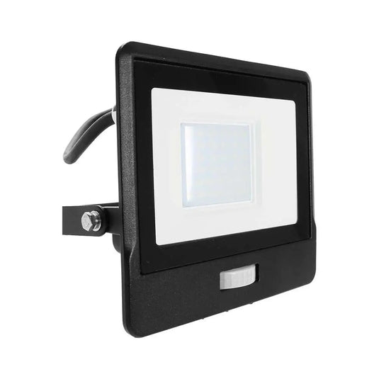 30w IP65, LED Flood Light With PIR Sensor side shot