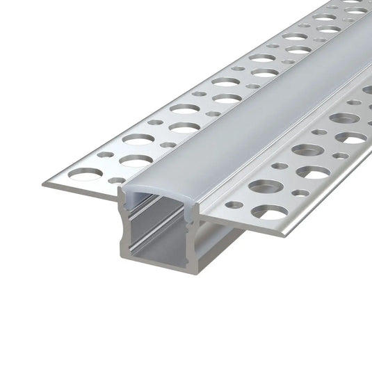 Trimless Plaster In Aluminium Profiles With Diffuser & End Caps