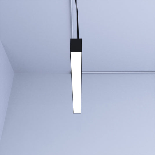 5FT (150cm) LED Linear Light CCT Selectable, Surface or Suspended Mount, Black Finish