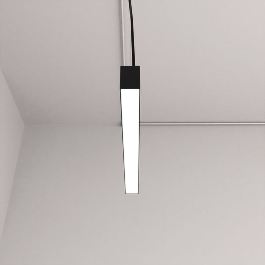 5FT (150cm) LED Linear Light CCT Selectable, Surface or Suspended Mount, Black Finish