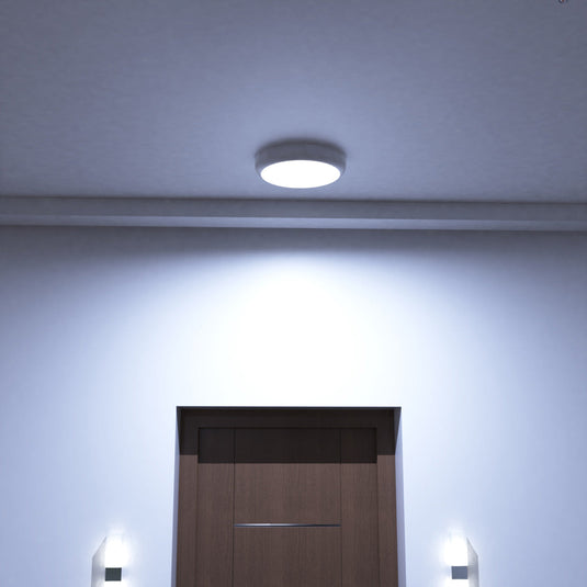 Polo bulkhead lit cool white, mid view