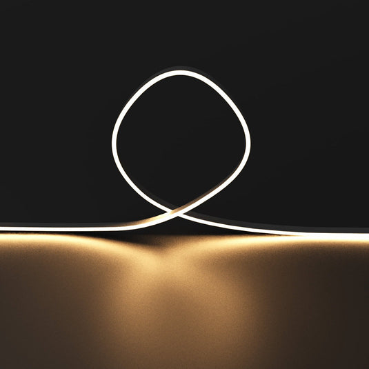 4mm neon flex lit in warm white