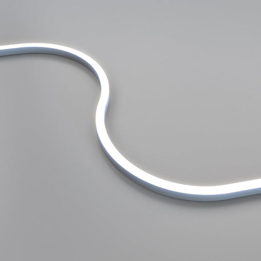 Neon flex bent into a curve