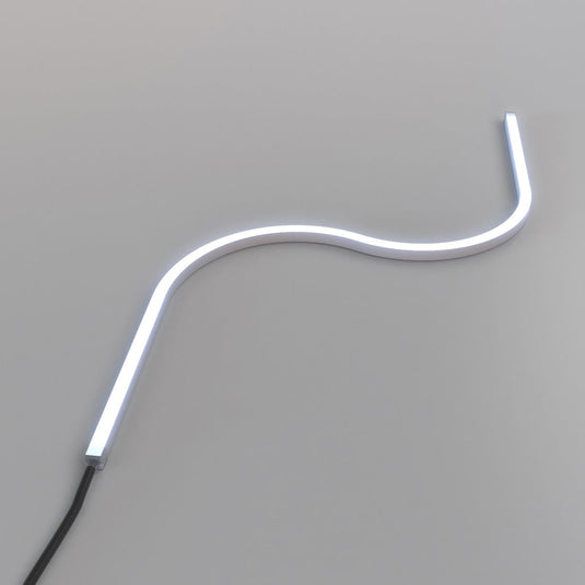 Neon flex in an S curve