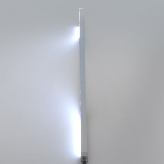 Back of the side bending neon flex