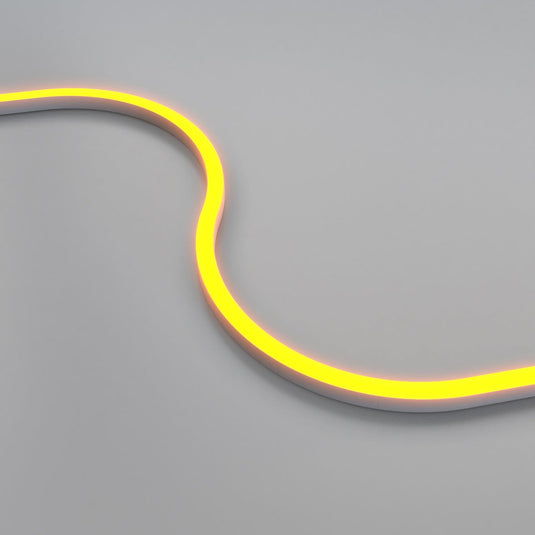 Orange neon flex bent both ways
