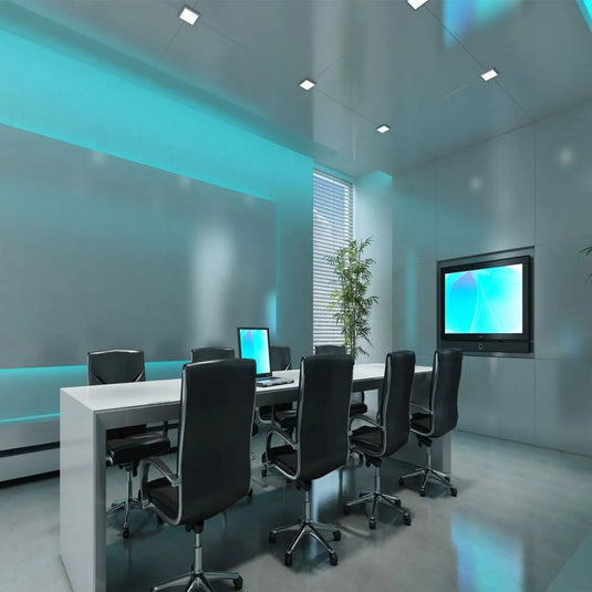 RGB LED Tape office conference room setting