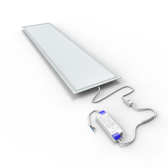1200 x 300mm LED Panel Light, TP(a) Diffuser, Cool White with LED Power Supply