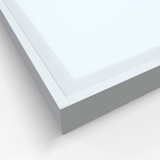 Edge of the surface mounted LED panel frame