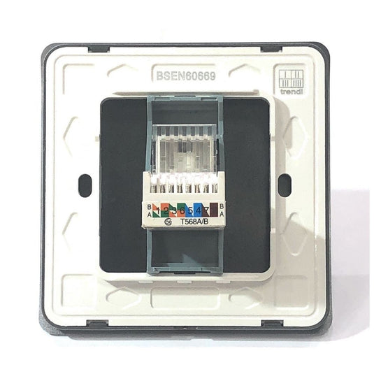 Back of the data socket