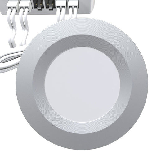 Round 30mm plinth light lit