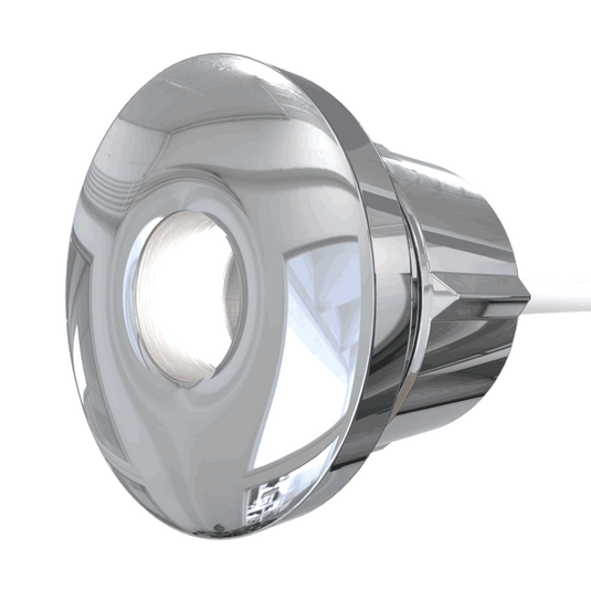 Side view of the microdot plinth light