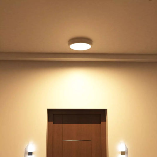 18w LED Polo Twist & Lock Bulkhead / Dome Light With Microwave Sensor