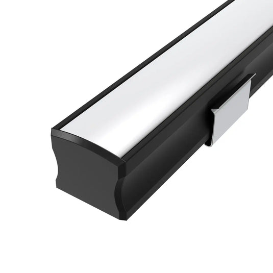 Black 15mm Aluminium LED Profile