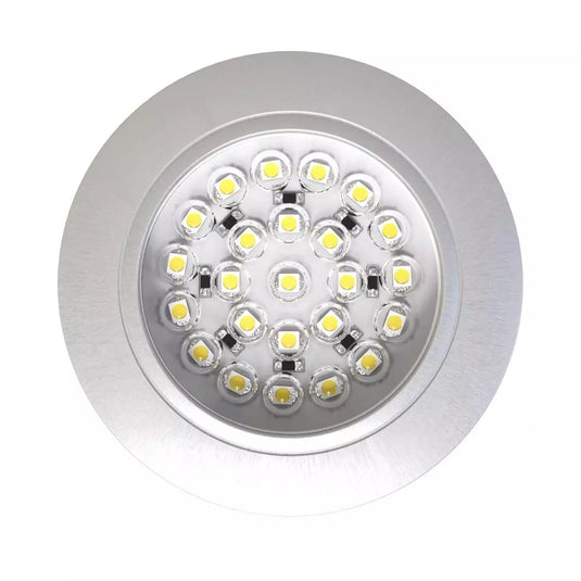 5 x Recessed LED Under Cupboard Light Kit front shot