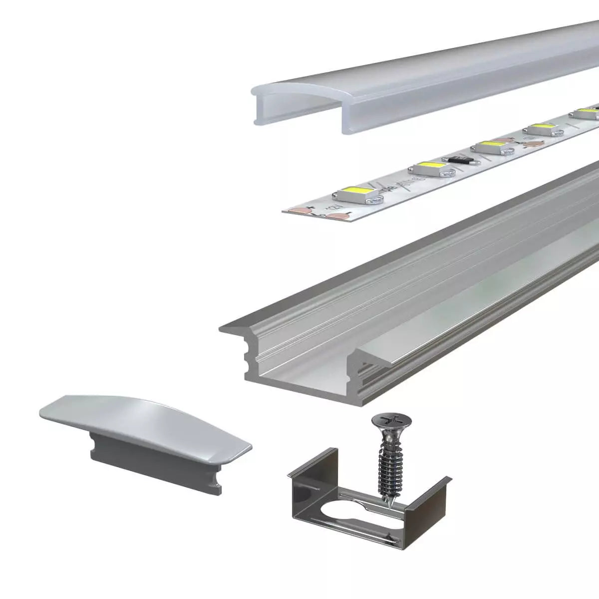 Recessed LED Profile, 7mm Deep | LED Supplier