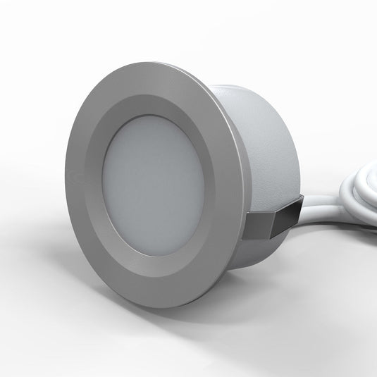 Round 30mm LED plinth light
