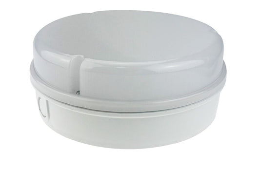 White tamper proof bulkhead body with diffuser
