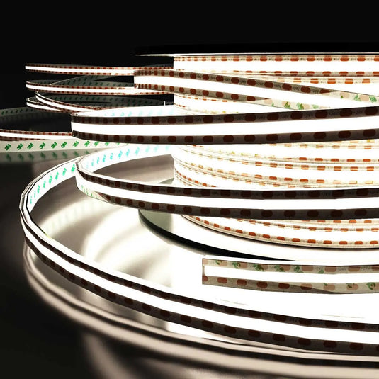 COB Dotless LED Strip Lighting, Natural White lit up another view