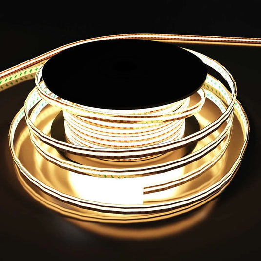 COB Dotless LED Strip Lighting, Warm White aerial shot