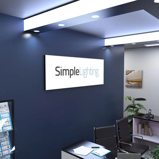 Flexible LED Sheet, 250mm x 500mm cool white, side shot backlit signage