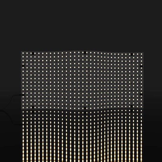 Lit warm white LED sheet